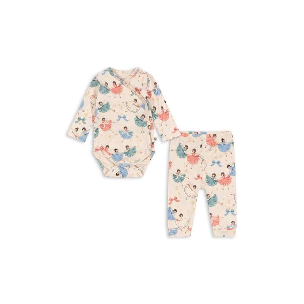 Konges Sløjd Basic Nyfødt Sæt - GOTS - Bow Ballerina