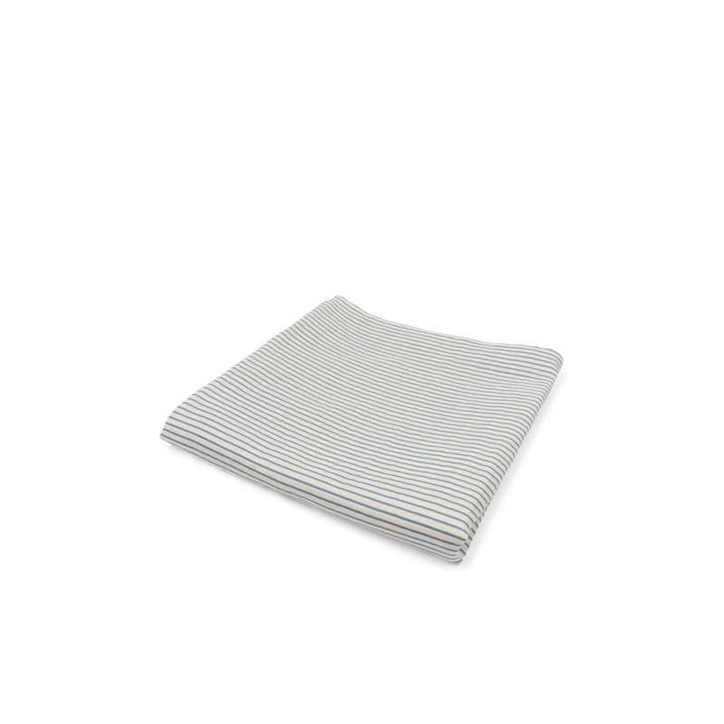 Konges Sløjd Muslin Svøb - Stor - GOTS - Stripe Bluie