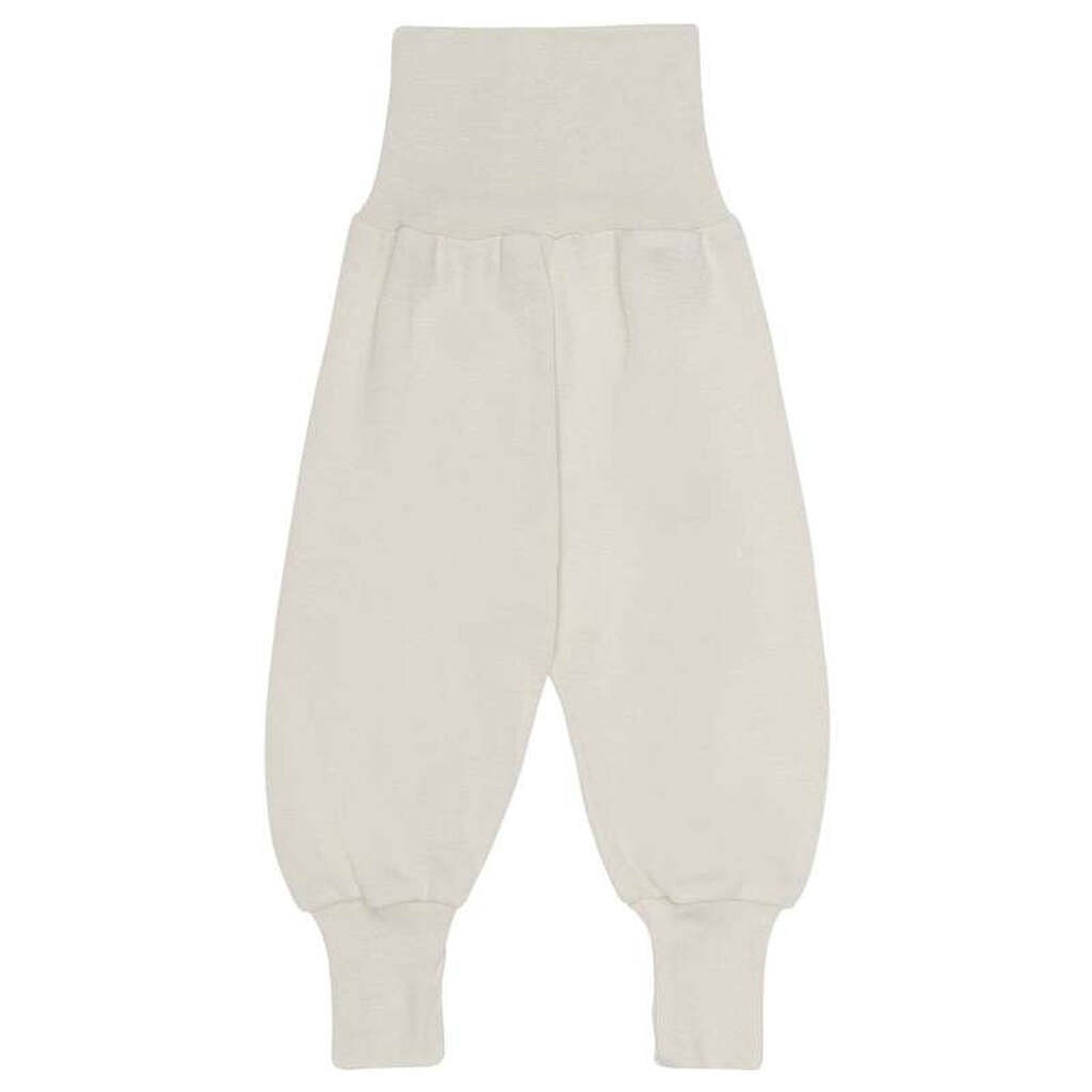 Engel Natur Babybukser m. Taljerib - Uld/Silke - Natur