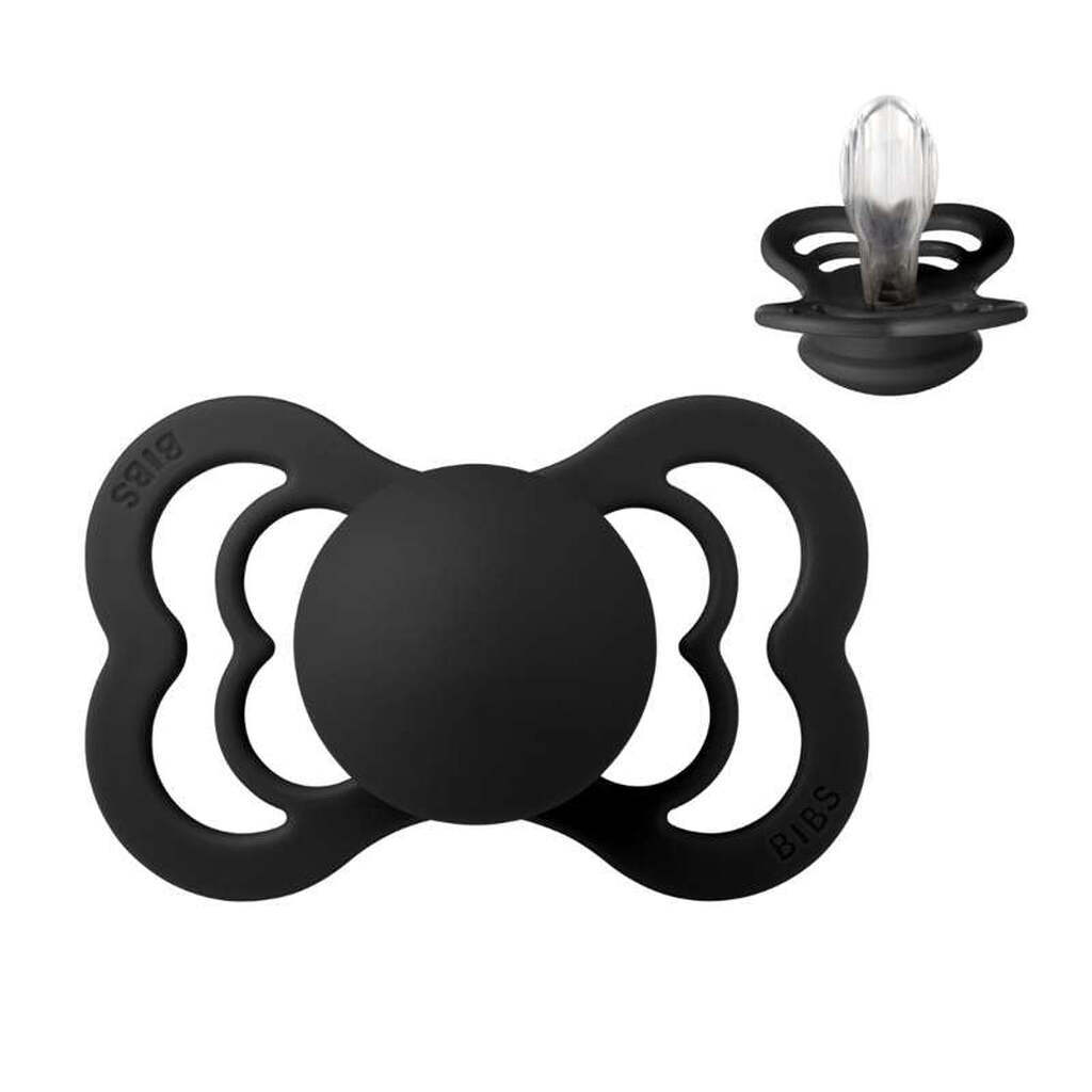 BIBS Symmetrisk Supreme Sut - Str. 2 - Silikone - Black