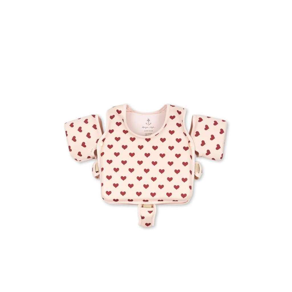 Konges Sløjd Hollis Neopren Badevest m. Vinger - Amour Rouge