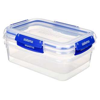 Sistema Madopbevaring - Klip It Plus - Rectangle - 2-Pak - 2.2L - Blå