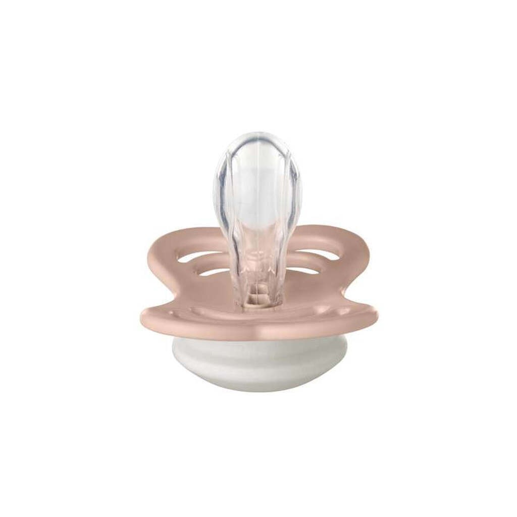 BIBS Symmetrisk Supreme Sut - Str. 1 - Silikone - GLOW - Blush