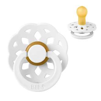 BIBS Rund Boheme Sut - Str. 1 - Naturgummi - White