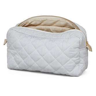 Cam Cam Copenhagen Toilettaske - OCS - Classic Stripes Blue/Praline