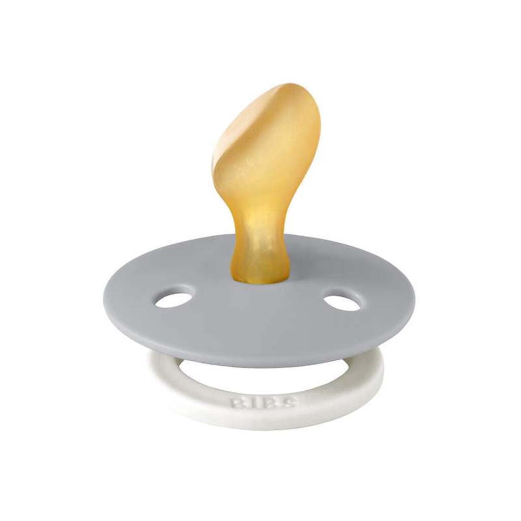 BIBS Anatomisk Colour Sut - Str. 2 - Naturgummi - GLOW - Cloud