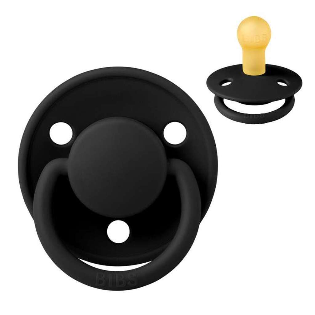 BIBS Rund De Lux Sut - Str. 1 - Naturgummi - Black