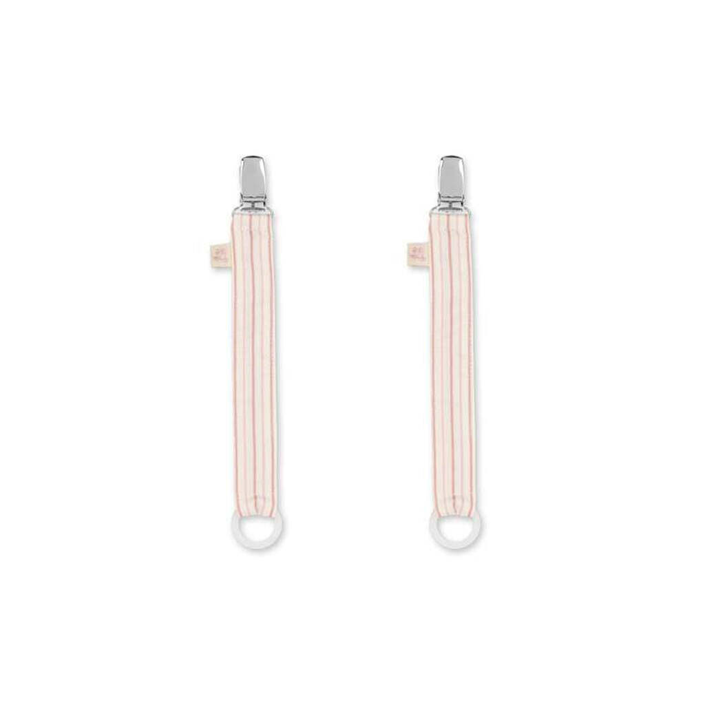 Konges Sløjd Suttesnore - 2-pak - Stripie Petite Rose