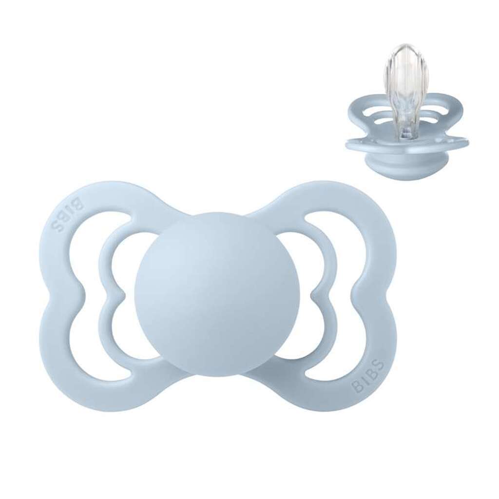 BIBS Symmetrisk Supreme Sut - Str. 2 - Silikone - Baby Blue