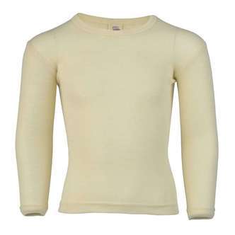 Engel Natur Bluse - Økologisk Uld/Silke - Natur