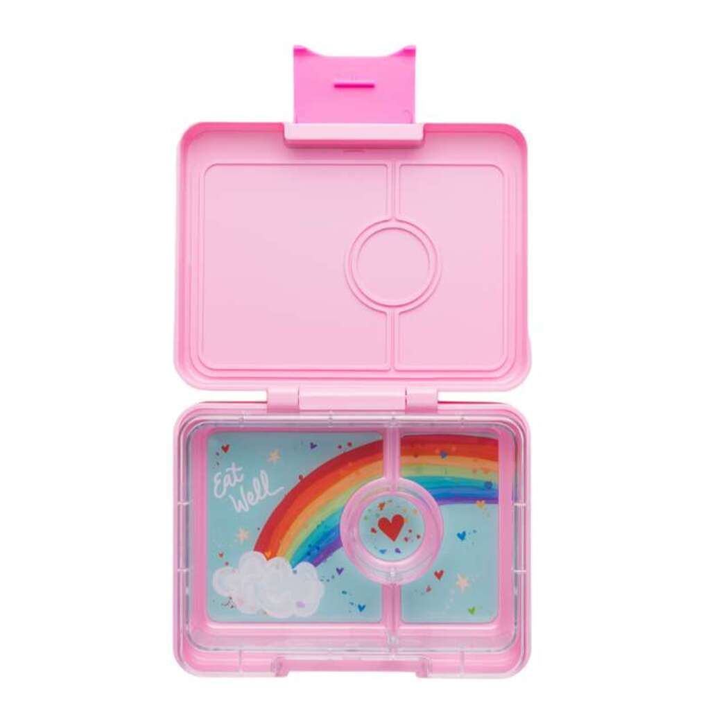 Yumbox Madkasse - Minisnack - 3 rum - Power Pink/Rainbow