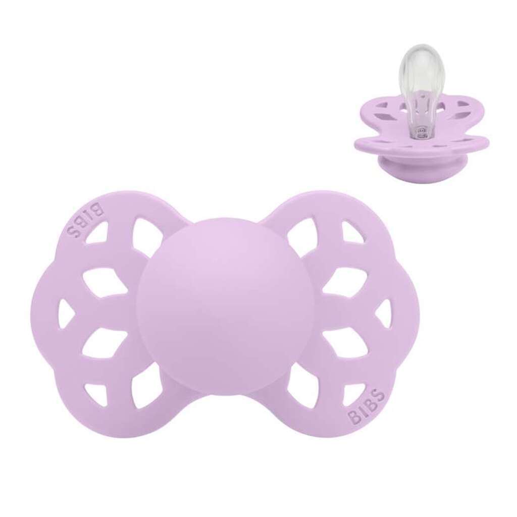 BIBS Symmetrisk Infinity Sut - Str. 1 - Silikone - Violet Sky