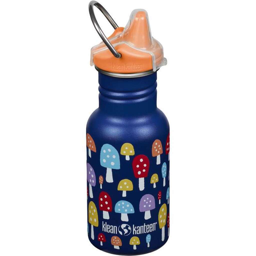 Klean Kanteen Classic Drikkedunk - Kid SippyCap - 355ml - Mushrooms