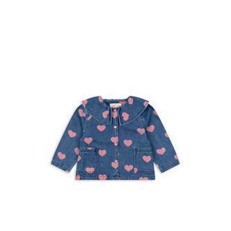 Konges Sløjd Magot Denim Bluse - GOTS - Bon Coeur Pink