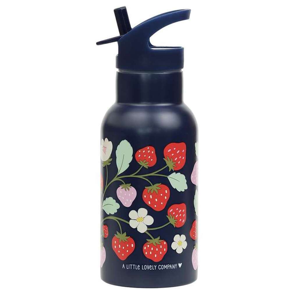 A Little Lovely Company Termodrikkedunk - 350 ml. - Strawberries