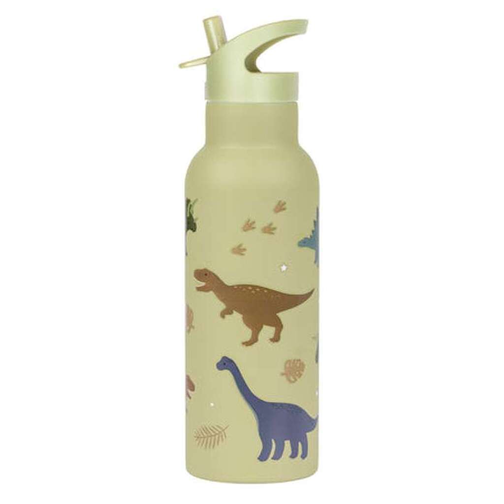 A Little Lovely Company Ståldrikkedunk - XL - 500ml - Dinosaur