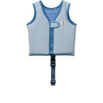 Liewood Dove Badevest i Bæk-og-Bølge - Y/D Stripe Riverside/Creme de la Creme