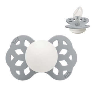 BIBS Anatomisk Infinity Sut - Str. 2 - Silikone - GLOW - Cloud