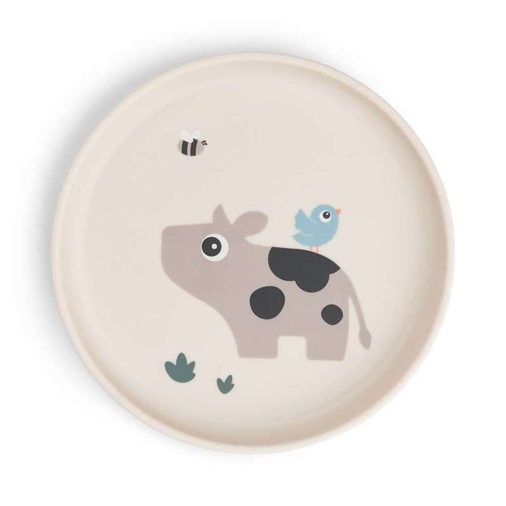 Done By Deer Foodie Tallerken - Tiny Farm - Sand