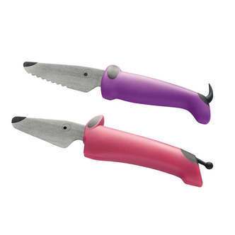 Kinderkitchen Børnekokkeknive 2 stk. (Pink/Lilla)