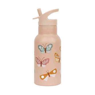 A Little Lovely Company Ståldrikkedunk - 350ml - Butterflies