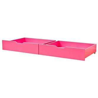 Hoppekids ECO Dream - My Color Skuffesæt på Hjul - 2 stk. - Flere Størrelser - Pink