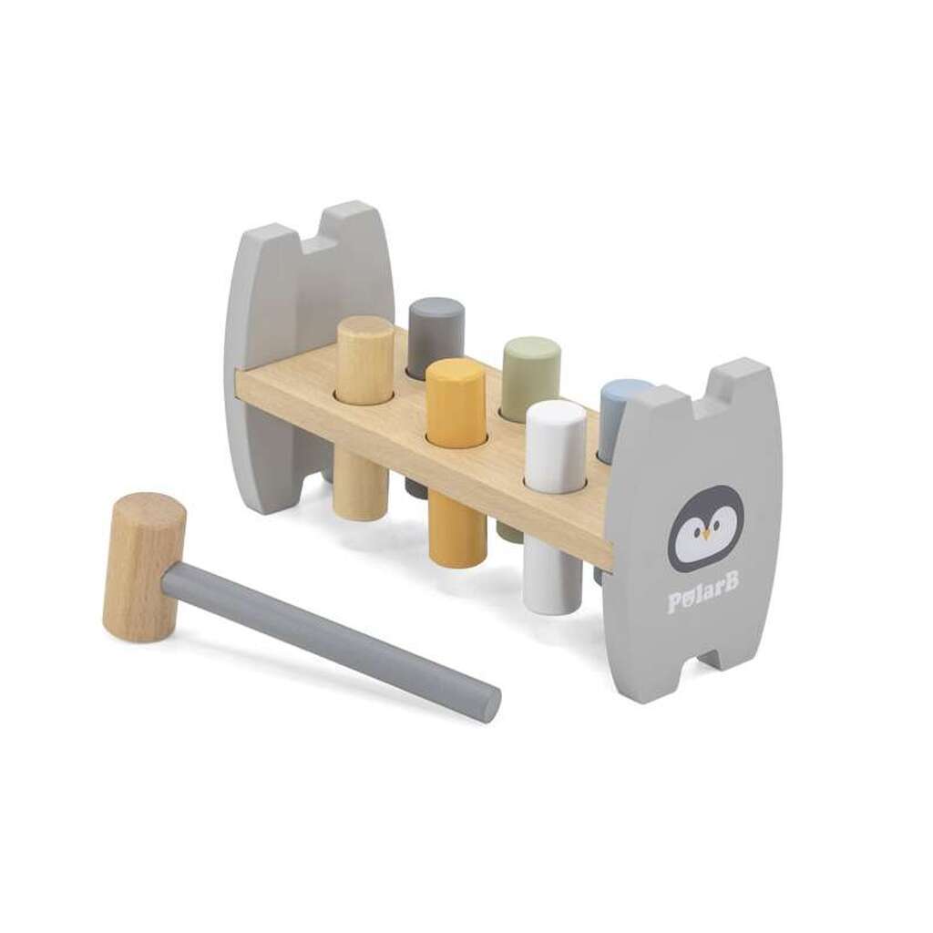 Kid'oh Hammerbræt - Pingvin - Grå