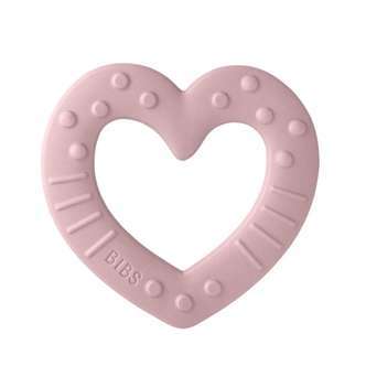 BIBS Play - Baby Bitie Bidering - Hjerte - Pink Plum