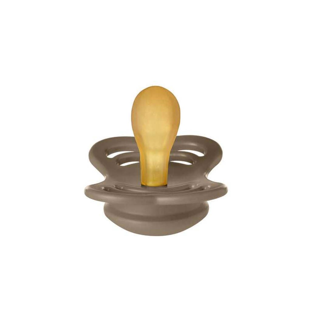 BIBS Symmetrisk Supreme Sut - Str. 1 - Naturgummi - Dark Oak