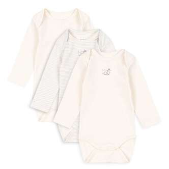 Fanga Fontana Fio Body - Langærmet - Stripe - 3-pak - OCS - Blue Mix