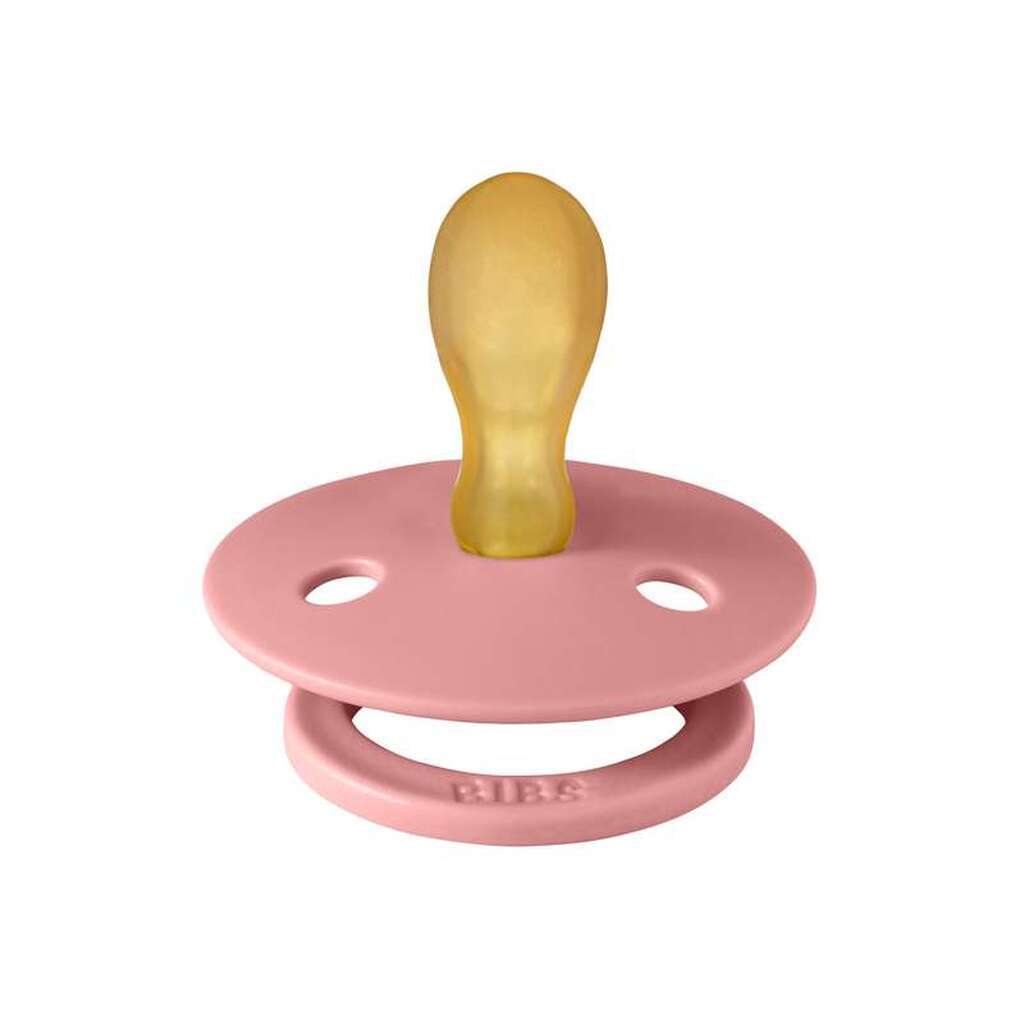 BIBS Symmetrisk Colour Sut - Str. 2 - Naturgummi - Dusty Pink