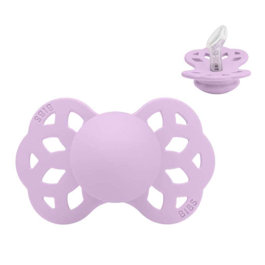 BIBS Anatomisk Infinity Sut - Str. 1 - Silikone - Violet Sky