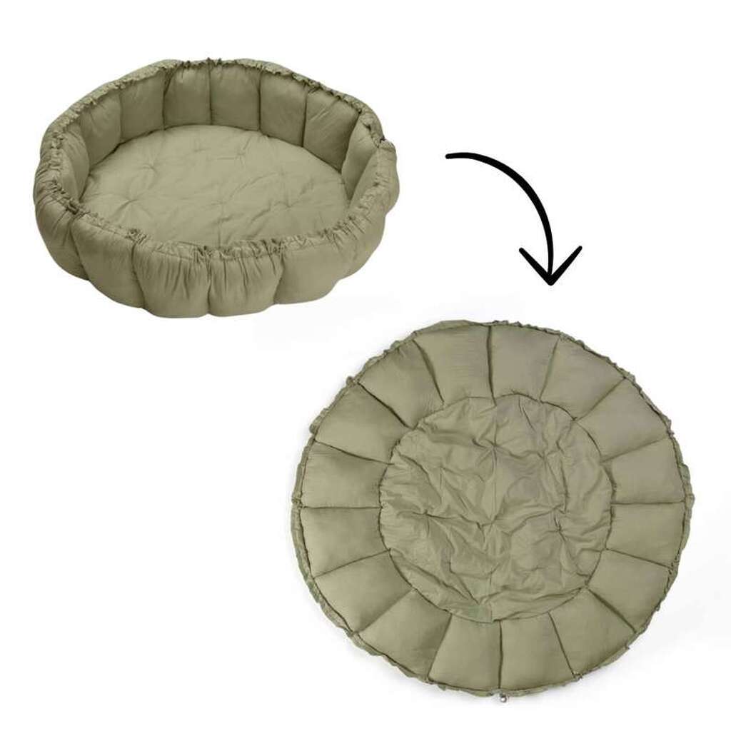 Play & Go Bloom - Babynest/Legetæppe - Meadow Green