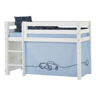 Hoppekids Forhæng til Seng - CARS - Flere Størrelser - Dream Blue