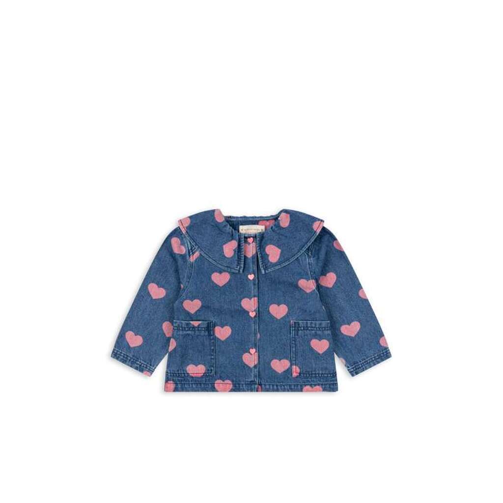 Konges Sløjd Magot Denim Bluse - GOTS - Bon Coeur Pink