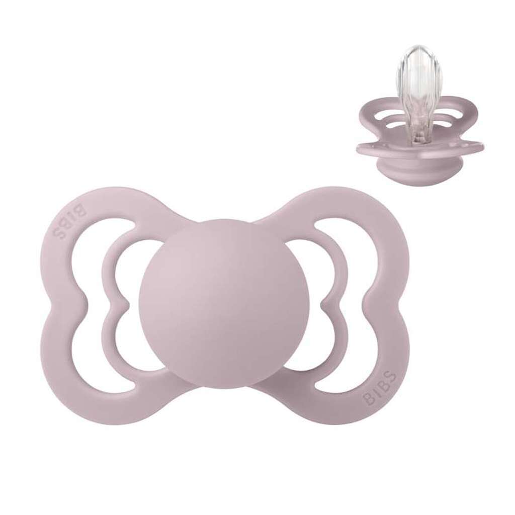 BIBS Symmetrisk Supreme Sut - Str. 2 - Silikone - Dusky Lilac