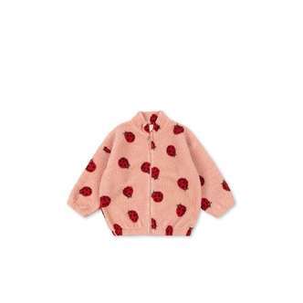 Konges Sløjd Jody Teddy Jakke - GRS - Ladybug Pink