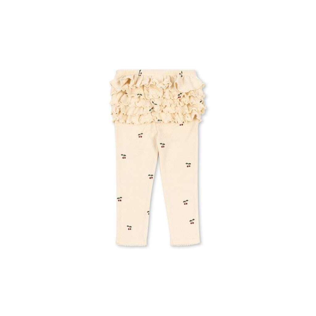 Konges Sløjd Sui Bukser m. Flæser - GOTS - Cherry