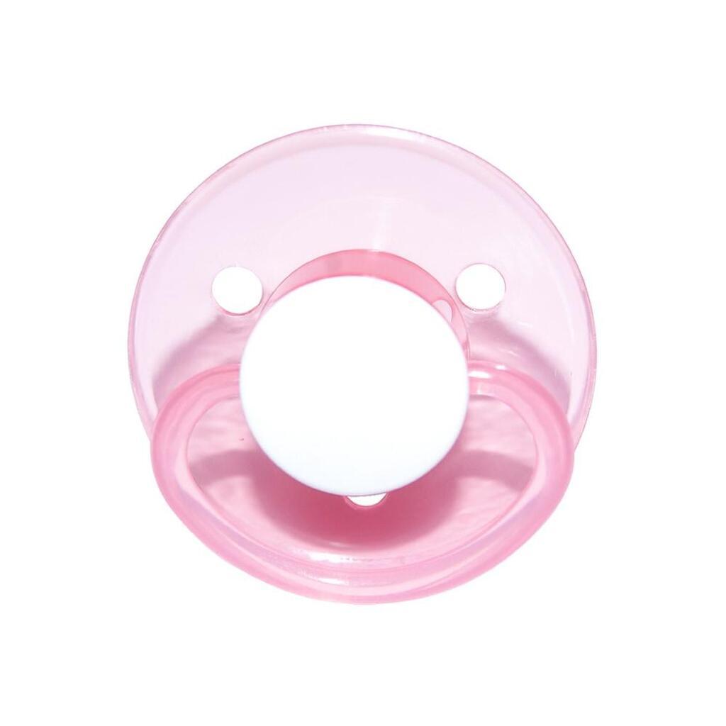 Mininor Rund narresut latex, rød, 2-pak - 6m+