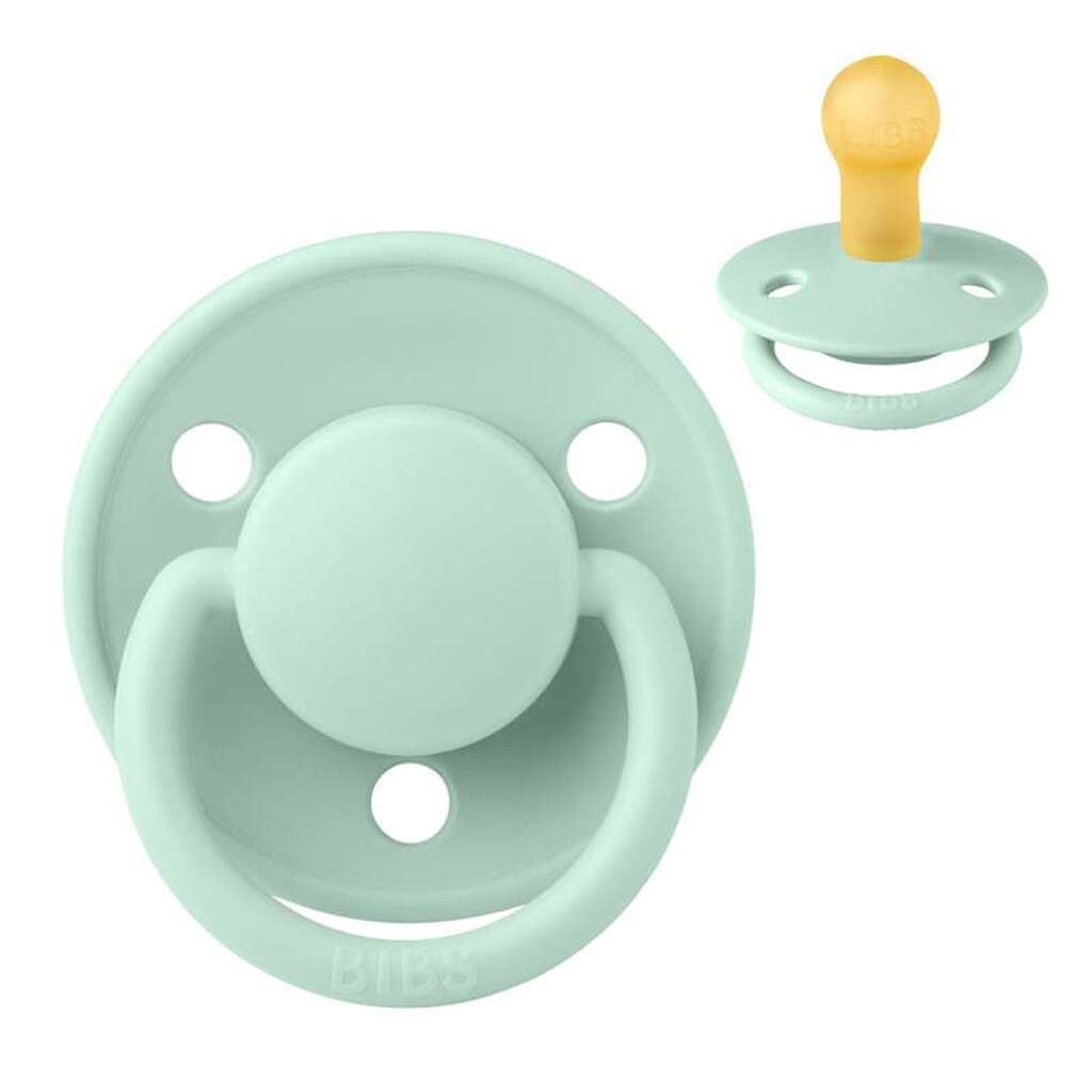 BIBS Rund De Lux Sut - Str. 1 - Naturgummi - Nordic Mint