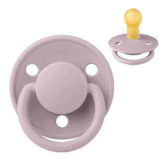 BIBS Rund De Lux Sut - Str. 1 - Naturgummi - Dusky Lilac
