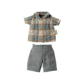 Maileg Bluse og Shorts - Str. 1
