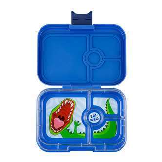 Yumbox Madkasse - Panino - 4 rum - Surf Blue/Dinosaur