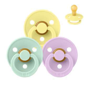 BIBS Rund Colour Sut - Sampak - 3 stk. - Str. 1 - Spring Break