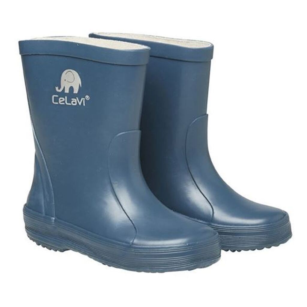 Celavi smalle gummistøvle, petroleums-blå