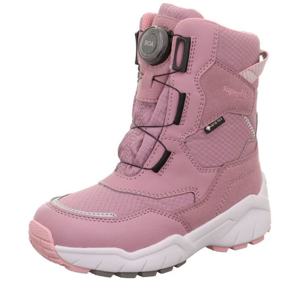 Superfit vinterstøvler m/BOA lukning, lys lilla/rosa