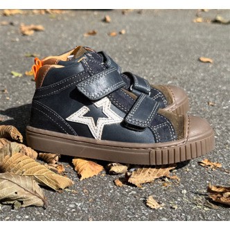 BabyBotte Intrépides Karlos velcro sneakers, navy/army