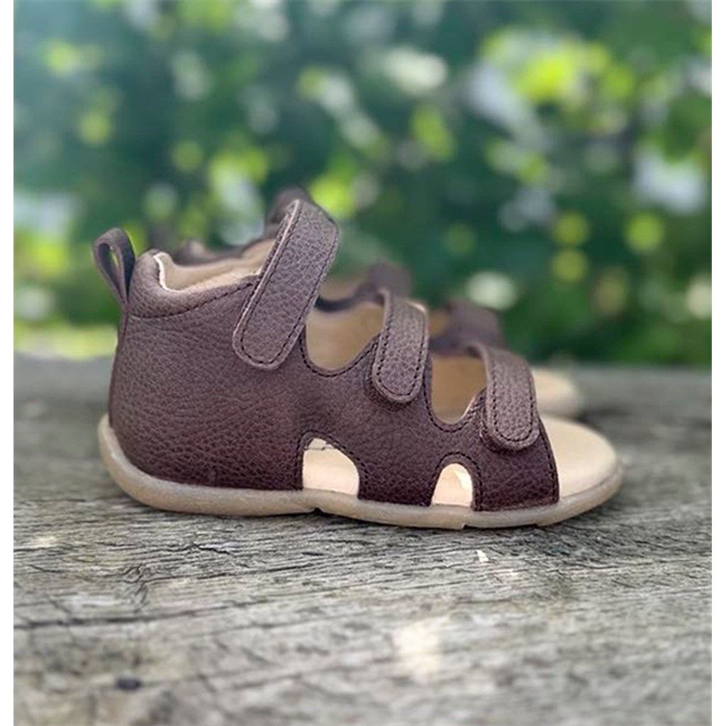 Velcrosandal 'ala BabyBotte', mørkebrun