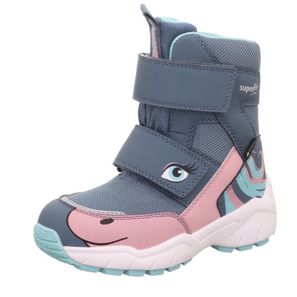 Superfit vinterstøvler m/Goretex, lys lilla drage