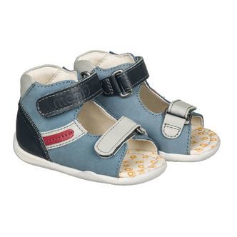 Memo Miki sandal, blå - sandal med ekstra støtte